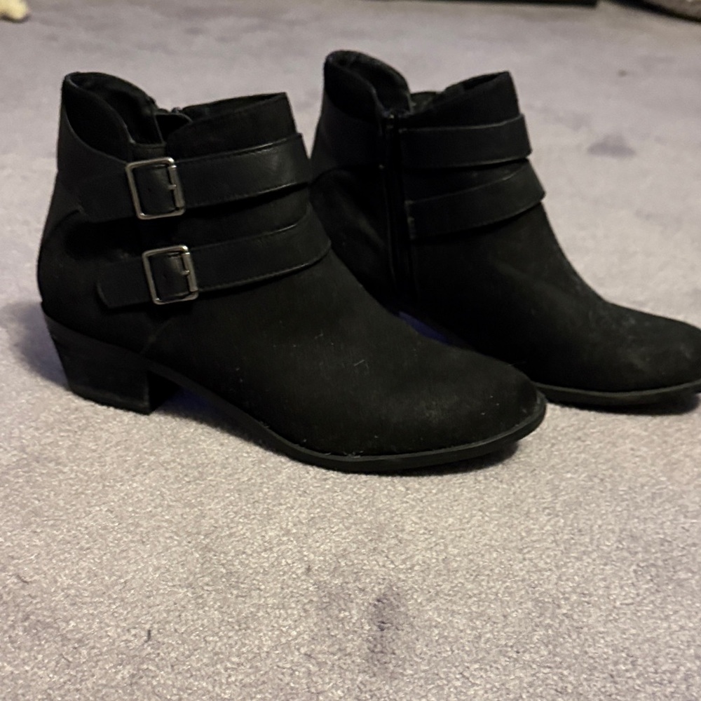 Madden Girl Black Ankle Boots
